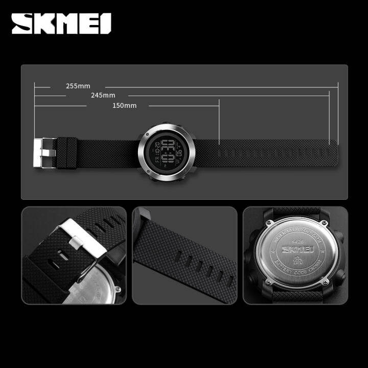 skmei-1416นาฬิกาสปอร์ตผู้ชายหรูหรากันน้ำอิเล็กทรอนิกส์นาฬิกานาฬิกาปลุกแฟชั่นผู้ชายนาฬิกาข้อมือดิจิตอล-rel-gio-masculino