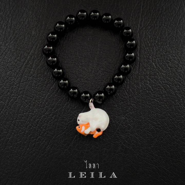 leila-amulets-พญาแมวนำโชค-baby-leila-collection-พร้อมกำไลหินฟรีตามรูป