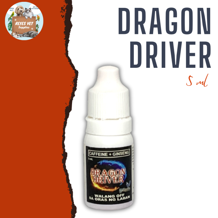 [VET SUPPORT] DRAGON DRIVER Oral Drop 5ml (1 DROPPER) for Gamefowl