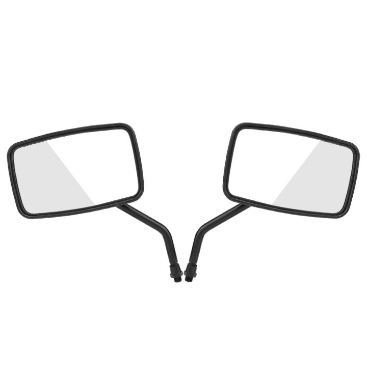 qii-lu-กระจกมองข้างมองหลังกระจกมองหลังสี่เหลี่ยมดัดแปลงรถจักรยานยนต์ถนน2ชิ้นกระจกมองหลัง