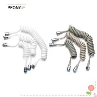 ▼ PEONY 1.5/2/3meter Hot Sale Spring Shower Hose Bathroom Accessories Water Plumbing Bath Sprayer Connect Pipe Telephone Line Style Flexible Retractable Anti-wrap Useful Toilet Bidet/Multicolor