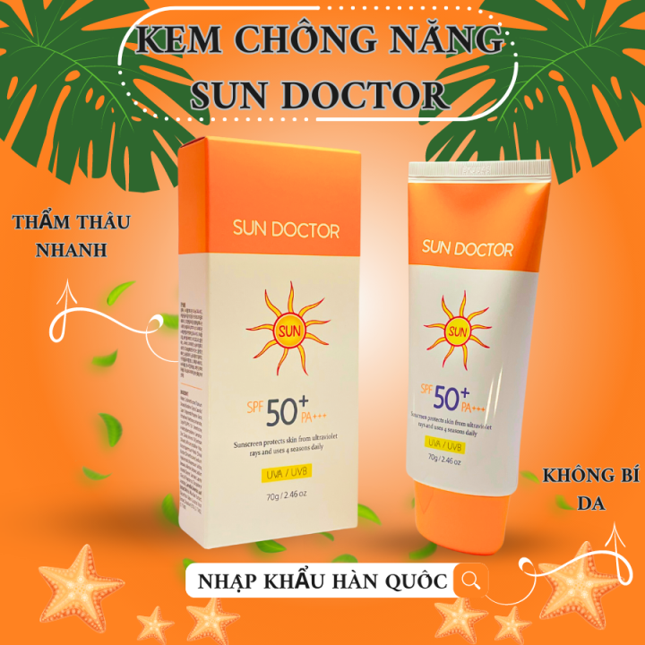 KEM CHỐNG NẮNG SUN DOCTOR SPF 50 +++ Lazada.vn