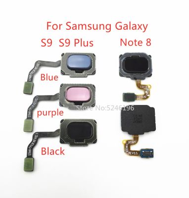 เซ็นเซอร์ตรวจสอบลายนิ้วมือสายยืดหยุ่นต้นฉบับ1ชิ้นสำหรับ S9 Samsung Galaxy S9 + S9บวก SM-G960 G965 G960F G965F Note 8 SM-N950 Touch ID LPX3762ชิ้นส่วนทดแทน