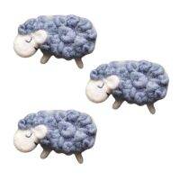 3/10Pcs DIY ทำด้วยมือเด็กทารก Felt ดาว/Lamb การตกแต่งปาร์ตี้ที่บ้านทารกแรกเกิดถ่ายภาพ Props ถ่ายภาพ