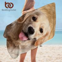 【CW】 BeddingOutlet Dog Beach for Adult Pug Dachshund Microfiber Wrap Blanket 75x150