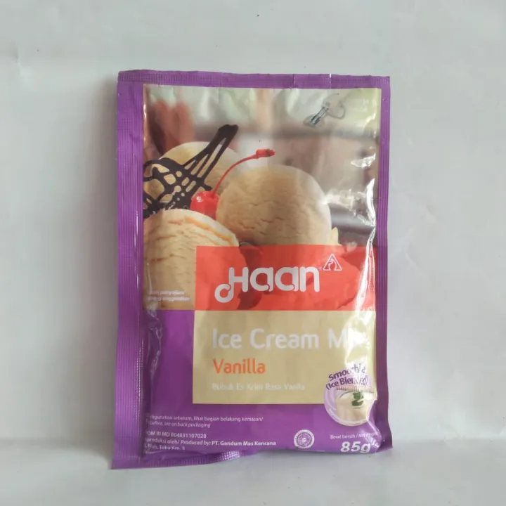 Haan Ice Cream Mix Rasa Vanilla 85 Gram Lazada Indonesia