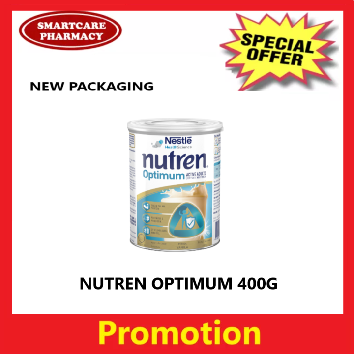 Nestle Nutren Optimum 400g-Complete Nutrition Vanilla | Lazada