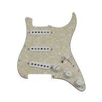 WK-Loaded Prewired Guitar Pickups SSS 60s Style single coils Alnico 5 Pickups 7-Way wiring pickguard