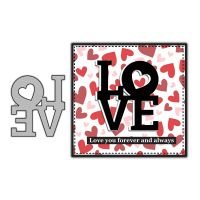 MangoCraft Love And Heart Metal Cutting Dies Album Valentine 39;s Day Gifts Embossed DIY Scrapbooking Cut Dies For Cards Decor