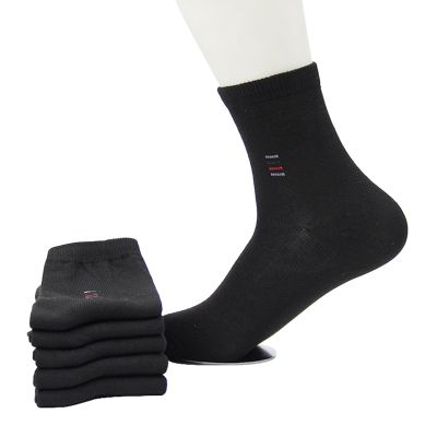 ถุงเท้าผู้ชาย5คู่ = 10ชิ้นแบรนด์คลาสสิกถุงเท้าผู้ชายคุณภาพสูงระบายอากาศได้ดีผ้าฝ้ายลำลอง