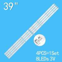 แถบไฟแบ็คไลท์ LED 755มม. สำหรับ OY39D08-ZC21F-04 OY39D08-ZC14F-04 4ชิ้น/ล็อต LED-39B700S 303WY390037 LE39D71 303WY390033