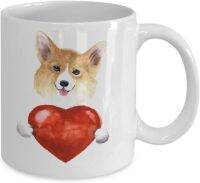 ของขวัญแก้วแก้วกาแฟพ็อมโบรคเวล์ชคอร์กี้สำหรับคนรัก Corgi