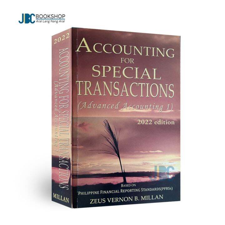 Accounting For Special Transactions (Advanced Accounting 1) 2022 (PB ...