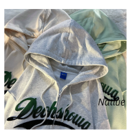 Natlux เสื้อฮู้ด เสื้อแขนยาวอบอุ่น หลวมและสบาย ชิค สไตล์ วินเทจ เท่ WWY23933MW 39Z230928