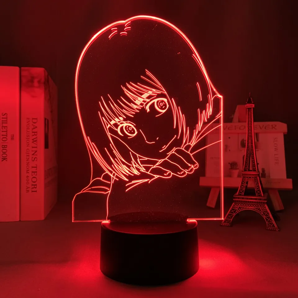 3d Lamp Anime Attack on Titan Armin Arlert for Bedroom Decorative Light  Kids Birthday Gift Attack on Titan LED Night Light Manga