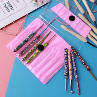 9pcs Colorful Soft Alumina Crochet Hooks Knitting Needles Set 2-6mm Crochet for Weave Sewing Needles Handmade DIY Craft Tool Knitting  Crochet