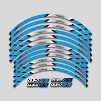 For BMW G310GS G310 G 310 GS Motorcycle Wheel Hub Sticker Rim Reflective Stickers stripe Accessories Decorative Decals Tape Set