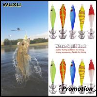 WUXU 2pcs 68mm 4G ครับ ตะกั่ว Sinker อุปกรณ์จับยึด ที่ส่องสว่างส่องสว่าง อุปกรณ์ตกปลาแท็กเกิล เหยื่อกุ้งไม้ เหยื่อตกปลาหมึก ตะขอปลาหมึกถัก