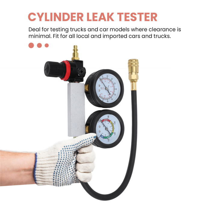 Tu21 Cylinder Leak Tester Petrol Engine Compression Leakage Leakdown