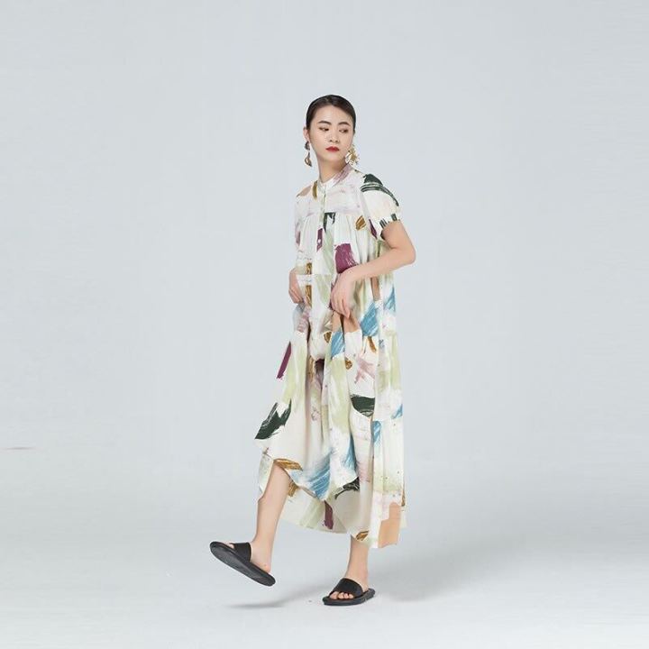 xitao-dress-goddess-fan-casual-print-dress