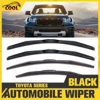 ใบปัดน้ำฝนไร้โครงใบ Wiper Karet ของโตโยต้าสำหรับ Toyota Corolla ที่ปัดน้ำฝนมงกุฎกลีบดอกไม้ RAV4ที่โดดเด่น