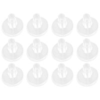 ✟ↂ 12 Pcs Protective Gear Sheer Thong Shoe Cushion Sandals Protection Toe Cushions Gel Nonskid Pads Clear Protectors