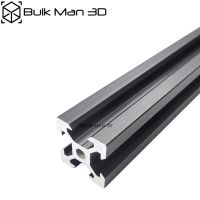 V Slot 2020 Sliver/Black Anodized Linear Rail for 3D Printer CNC Router V Slot Rail Aluminum Profile Hand Tool Parts Accessories