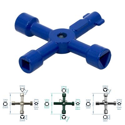 High Quality Multi functional Electric Control Cabinet Triangle Key Wrench Elevator Water Meter Valve Square Hole Wrench