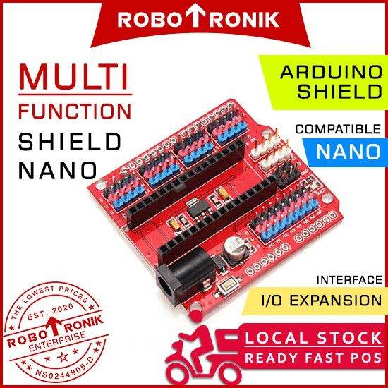 [Nano] Multi-function I/O Expansion Shield, Compatible Arduino Nano ... image.