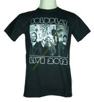 เสื้อวง COLDPLAY เสื้อผ้าแฟชั่น Rock โคลด์เพลย์ ไซส์ยุโรป PTD1240