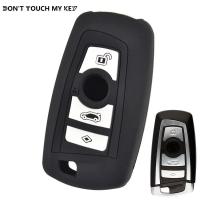 dttin  Silicone Car Key Case For BMW 1 2 3 5 7 Series F10 F20 F30 335 328 535 650 Cover Keyless Remote Fob Shell 4 Button Protector 701