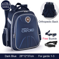 UNIVERSITY OF OXFORD children studentbooksorthopedic school bag backpack portfolio rucksack for boys girls for class 1-3