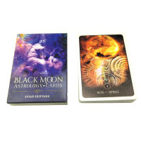 Black Moon สำหรับการ์ด Oracle ไพ่บัตรคำภาษาอังกฤษเต็มสำรับไพ่การ์ดทำนายโชคชะตาลึกลับปาร์ตี้ครอบครัวบัตรเกมกระดานขำขัน P