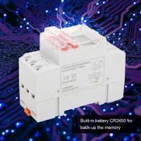 AC 85-265V 30A สวิตช์ตัวจับเวลา TM919BK นาฬิกาดิจิตอล24ชั่วโมง7วันตั้งโปรแกรมได้การนับถอยหลัง16เปิด/ปิดการตั้งค่า