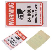 1pcs Home CCTV Video Surveillance Security Camera Alarm Warning Decal Sticker Signs A9U0