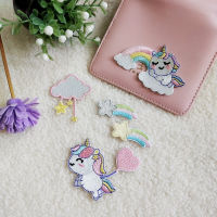 Unicorn Embroidery Patch (adhesive) แพทช์เย็บปักถักร้ DIY ตกแต่ง (มีกาวในตัว) ผ้า/รองเท้า/ถุง