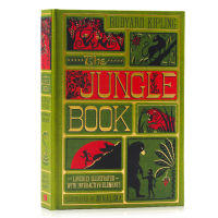 The Jungle Book English original fantasy forest 3D manual stereoscopic book full color reproduction mechanism book color manual stereoscopic Book Childrens literature classics enlightenment story book hardcover collection Edition