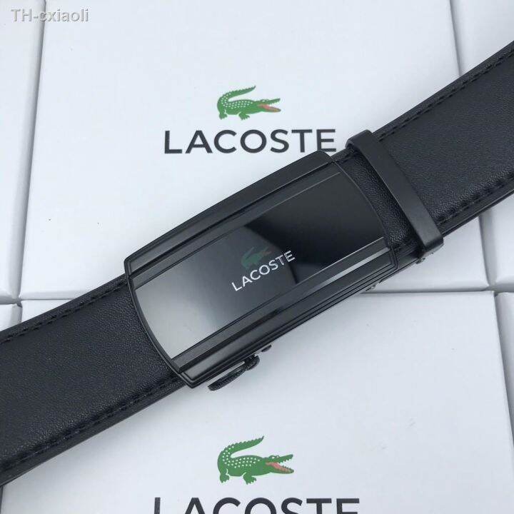 เข็มขัด-lacoste-เข็มขัดผู้ชาย-เข็มขัดหัวเข็มขัดอัตโนมัติ-เข็มขัดหนัง-เข็มขัดธุรกิจ-แฟชั่นสบาย-ๆ-กล่องของขวัญ-gift