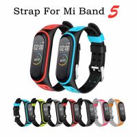 Replaceable Strap for Xiaomi Mi Band 5 6 4 Breathable Strap on Mi Band4 band3 Band5 Belt on xiaomi Mi Band 3 4 5 Amazfit Band 5 Smartwatches