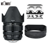 Anti-Scratch Lens and Lens Hood Cover Film for Fujifilm XF 23mm F1.4 R Lens &amp; LH-XF23 Lens Hood Skin Shadow Black 3M Sticker