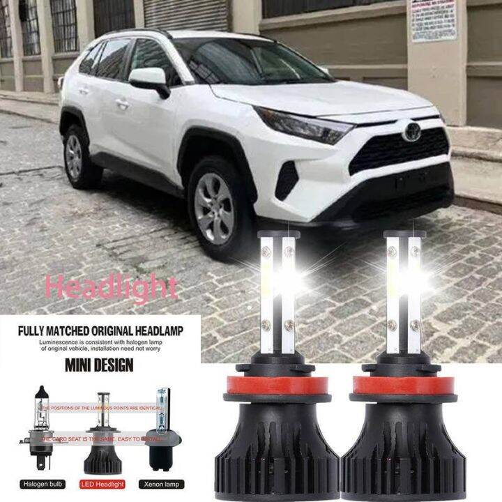 หลอดไฟหน้ารถยนต์-led-lai-40w-6000k-สีขาว-สําหรับ-toyota-rav4-2001-2005-รับประกัน-10-เดือน