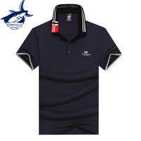 2022มาใหม่ล่าสุดแฟชั่นผู้ชายเสื้อโปโลยี่ห้อ tace และฉลามผู้ชาย camisa M asculina ผ้าฝ้ายระบายอากาศฉลามผู้ชายเสื้อโปโล