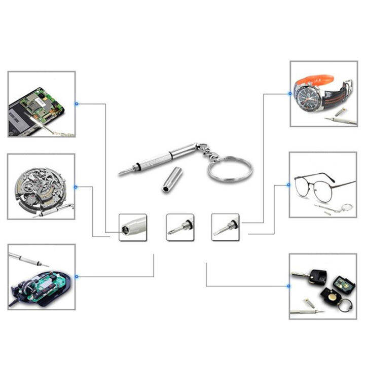 mariannes-ไขควงแว่นตาแบบ3-in-1-ไขควงแบบพกพาพวงกุญแจเครื่องมืออุปกรณ์ซ่อมนาฬิกา