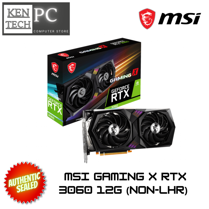 MSI RTX 3060 GAMING X 12G (NON-LHR) | Lazada PH