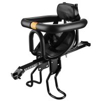 Safety Child Bicycle Seat Bike Front Baby Seat Kids Saddle with Foot Pedals Support Back Rest For MTB Road Bike Bicycle