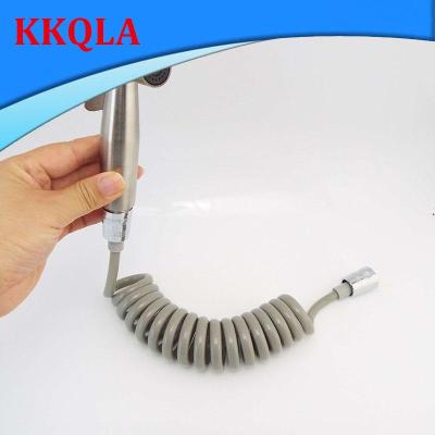 QKKQLA Hand Toilet Bidet Sprayer Set Kit Stainless Steel Spring Hose Clean Hand Faucet Shower Head