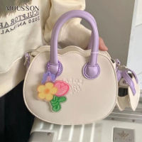 MOUSSON สีทึบผู้หญิงหญิงสาวกระเป๋า Crossbody กระเป๋าสะพายไหล่กับกระเป๋าสะพายกระเป๋าถือแบบพกพา Pouch Koin 2 IN 1