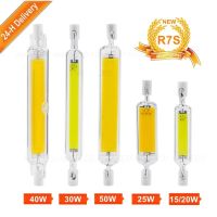 【CW】 R7S Glass Tube COB Bulb 78MM 118MM 15W Corn Lamp J78 J118 Replace Halogen 50W AC110V 220V Lampadas