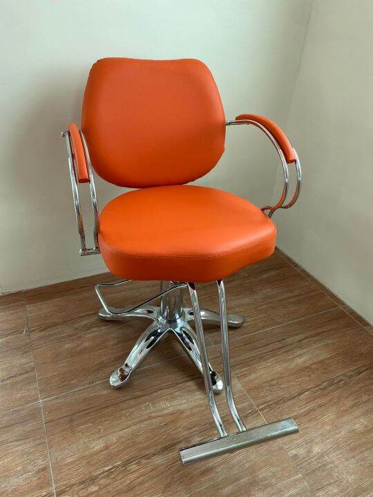 Orange Hydraulic Salon Chair Lazada PH