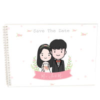 สมุดเซ็นอวยพรSave the date